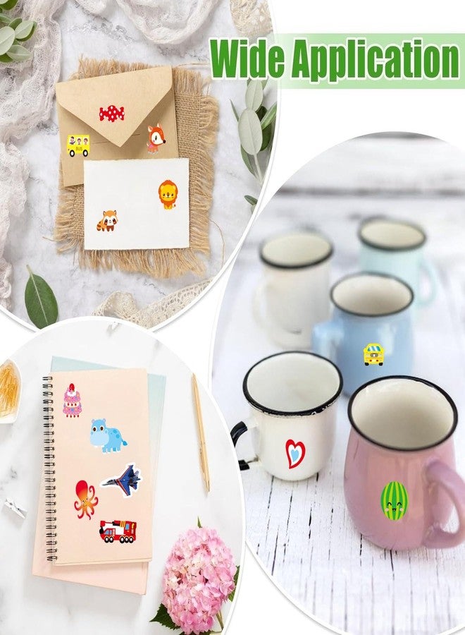 FNGEEN Puffy Stickers for Kids Toddlers, Small 3D Sticker Variety Pack, Kid Stickers Sheets Bulk, Mini Party Favor for Kids Boy (Dinosaur Car Animal Dog Flower Heart Number Food Truck) 24 Sheets - Image 5