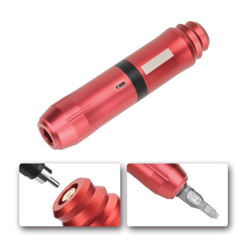Aluminum Alloy Rotary Tattoo Pen Tattoo Machine Shader Liner Motor Power Cord Kit for Artists Tattoo Supply - Image 2