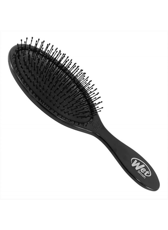 Wet Brush فرشاة فك التشابك الأصلية - سوداء - شعيرات IntelliFlex فائقة النعومة الحصرية - انزلق عبر التشابكات بسهولة لجميع أنواع الشعر - للنساء والرجال، الشعر الرطب والجاف - Image 5