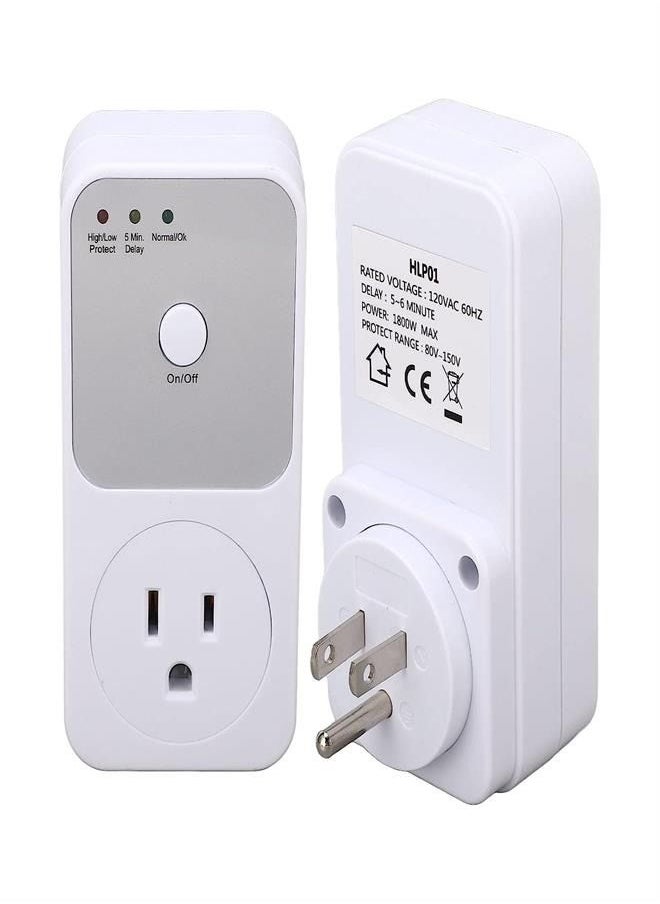 Generic - Surge Protector Strip 2-Pack Voltage Protector Plug Automatic Electric Stabilizer Power Strip for Refrigerator Switch - Image 1