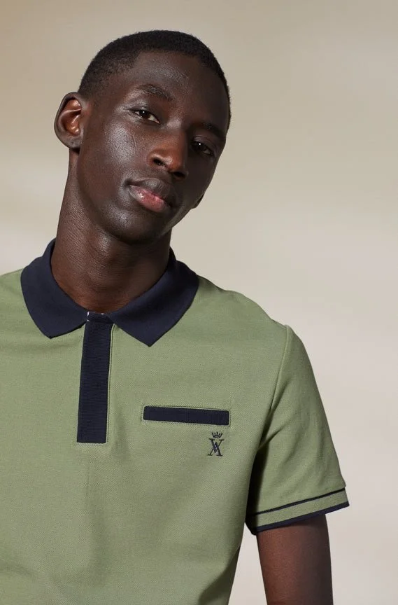 Vicomte A. Palton Khaki Polo