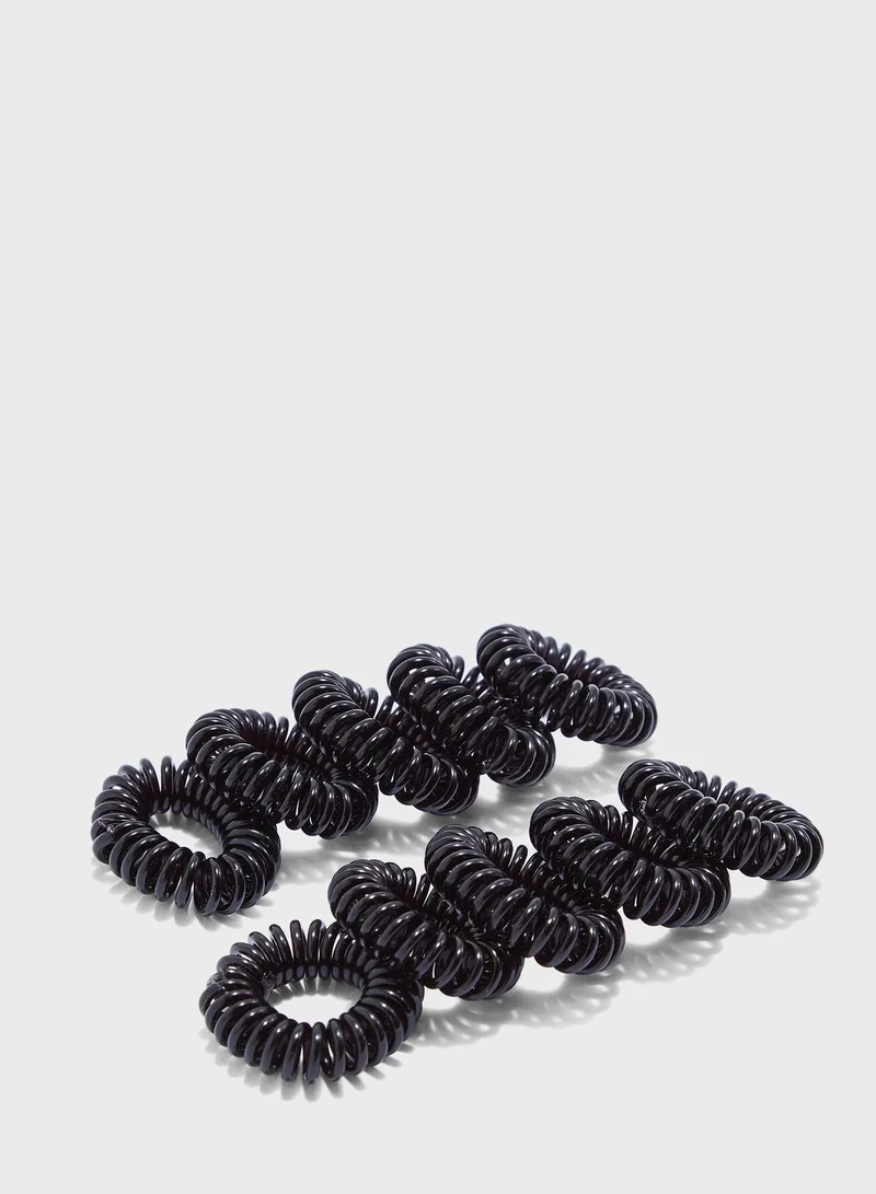 PIECES Spiral Elastic Hair Bands