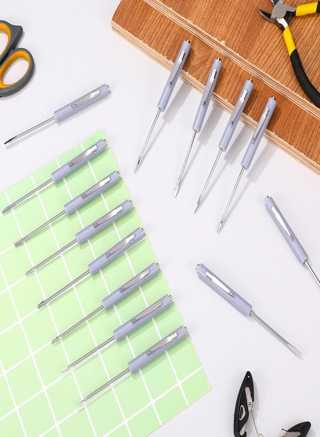 Shimeyao 20 Pcs Pocket Screwdriver Bulk Mini Clips Pocket Screwdriver Magnetic Slotted Screw Driver Screwdriver with Magnet for Mechanical Electrician Technician(Gray) - Image 5