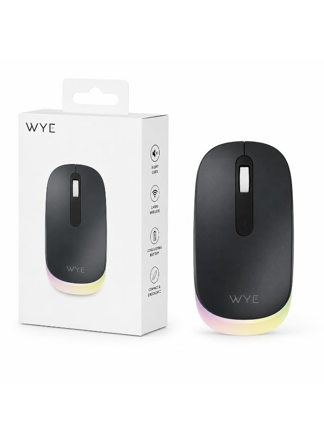 WYE 2.4G Wireless Mouse with USB Receiver | Optical Wireless Mouse, High Precision Sensor, Ergonomic Silent Design, Portable Computer Mouse for Laptop, PC, Notebook, Desktop & Mac - Image 1