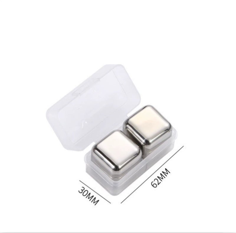 304 Stainless Steel Ice Ball Mold - Recyclable Quick-Frozen Ice Block Maker for Home Bar Party Use