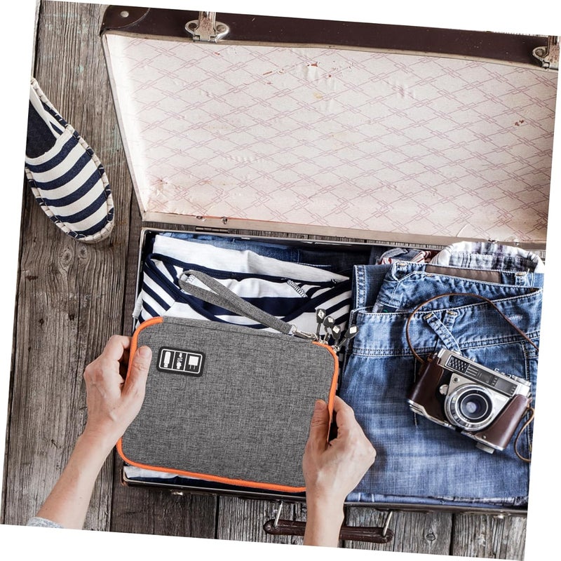 Duffle Bag Tech Case Multifunctional Storage Pouch for Phone Usb Cable Hard Drive u Disk - Image 2
