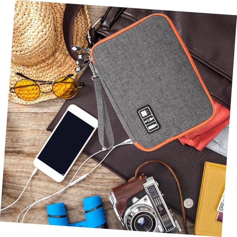 Duffle Bag Tech Case Multifunctional Storage Pouch for Phone Usb Cable Hard Drive u Disk - Image 5