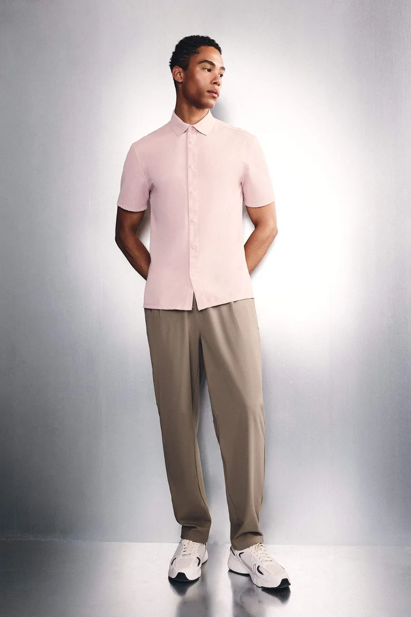 ديفاكتو Slim Fit Short Sleeve Shirt