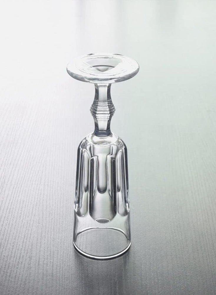 Crystal Glassware Set of 6 Goblet Diamond Cup Glass Cup Perfect for Parties Weddings Outdoor Events BBQs and Picnics (150ml) - Image 3