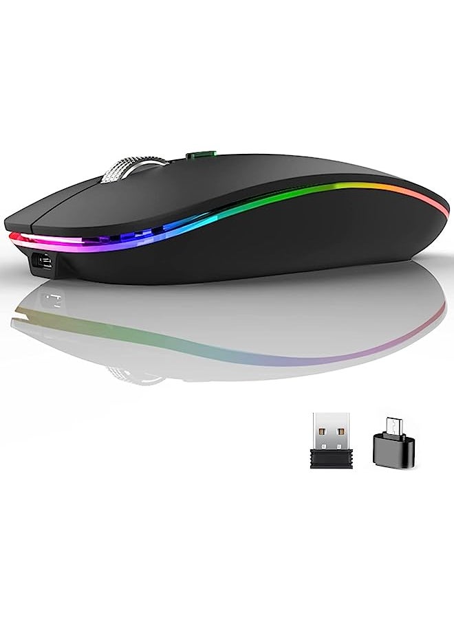 Wechip - Wechip W1 2.4G Air Mouse Wireless Keyboard Remote Control Infrared Remote Learning 6-Axis Motion Sense w/USB Receiver for Smart TV Android TV BOX Laptop PC - Image 1