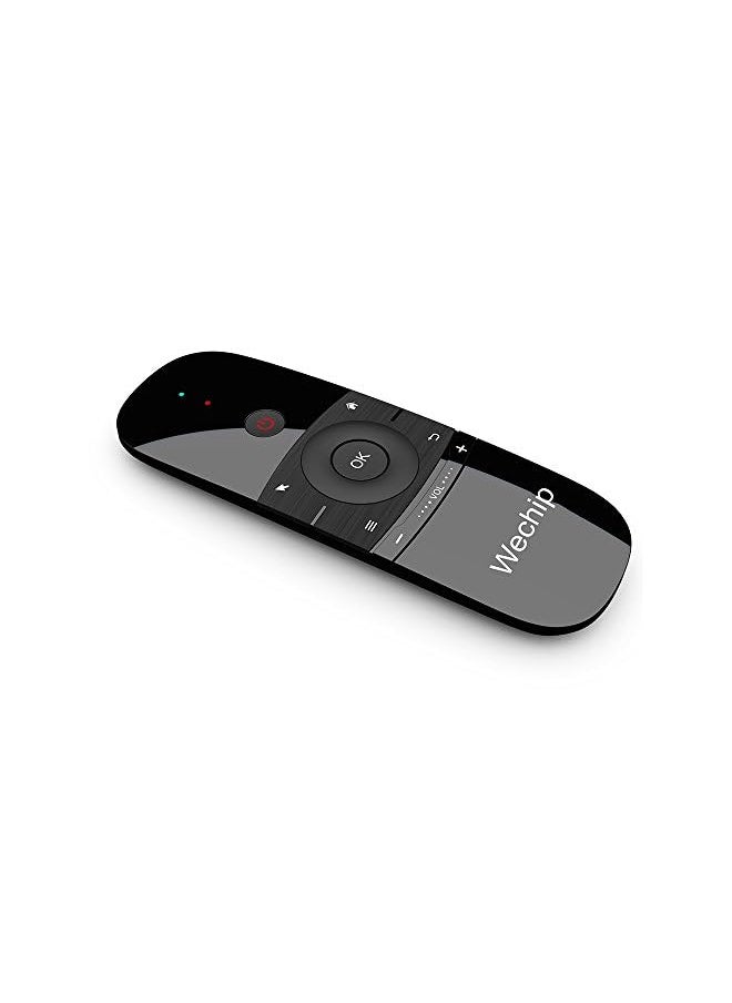 Wechip - Wechip W1 2.4G Air Mouse Wireless Keyboard Remote Control Infrared Remote Learning 6-Axis Motion Sense w/USB Receiver for Smart TV Android TV BOX Laptop PC - Image 1