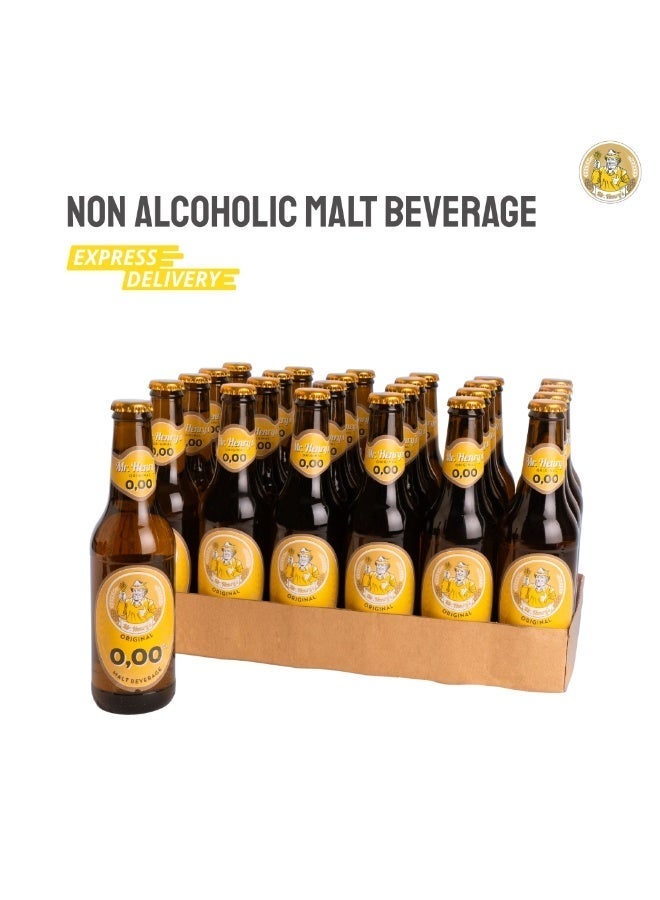 Mr Henrys Mr.Henry's Non-Alcoholic Malt Beverage 330ml (Pack of 24) - Image 1