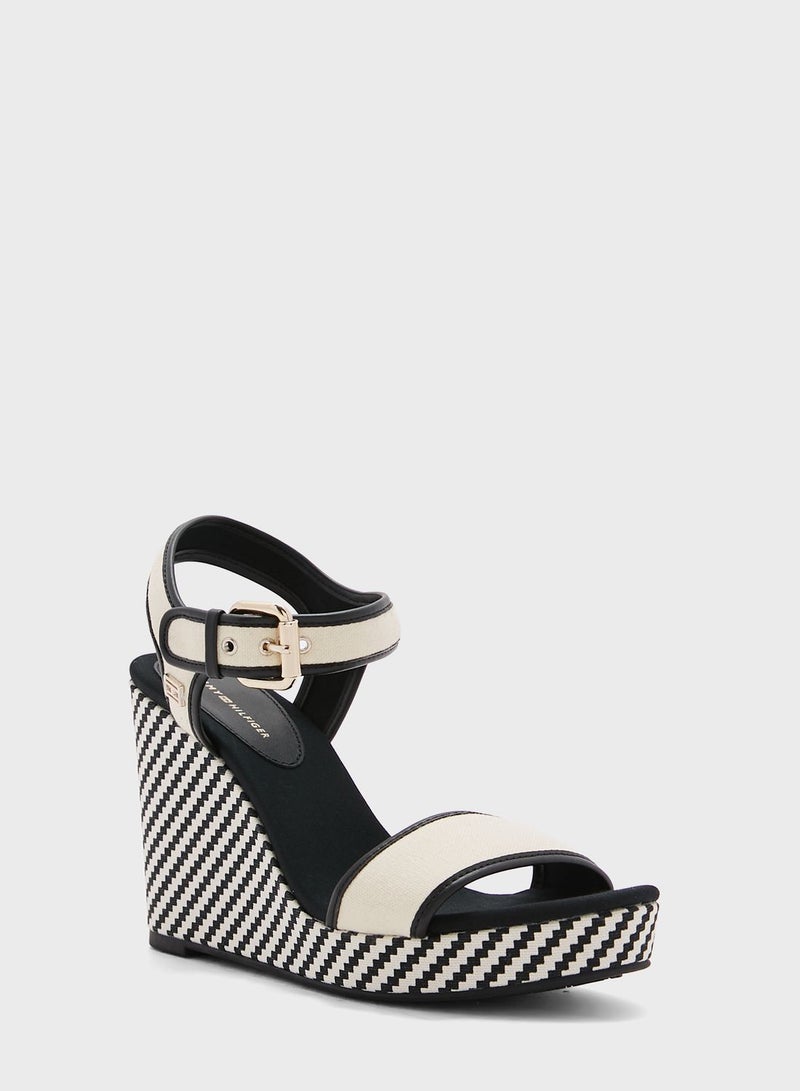 TOMMY HILFIGER Ankle Strap Wedge Sandals  - Image 2