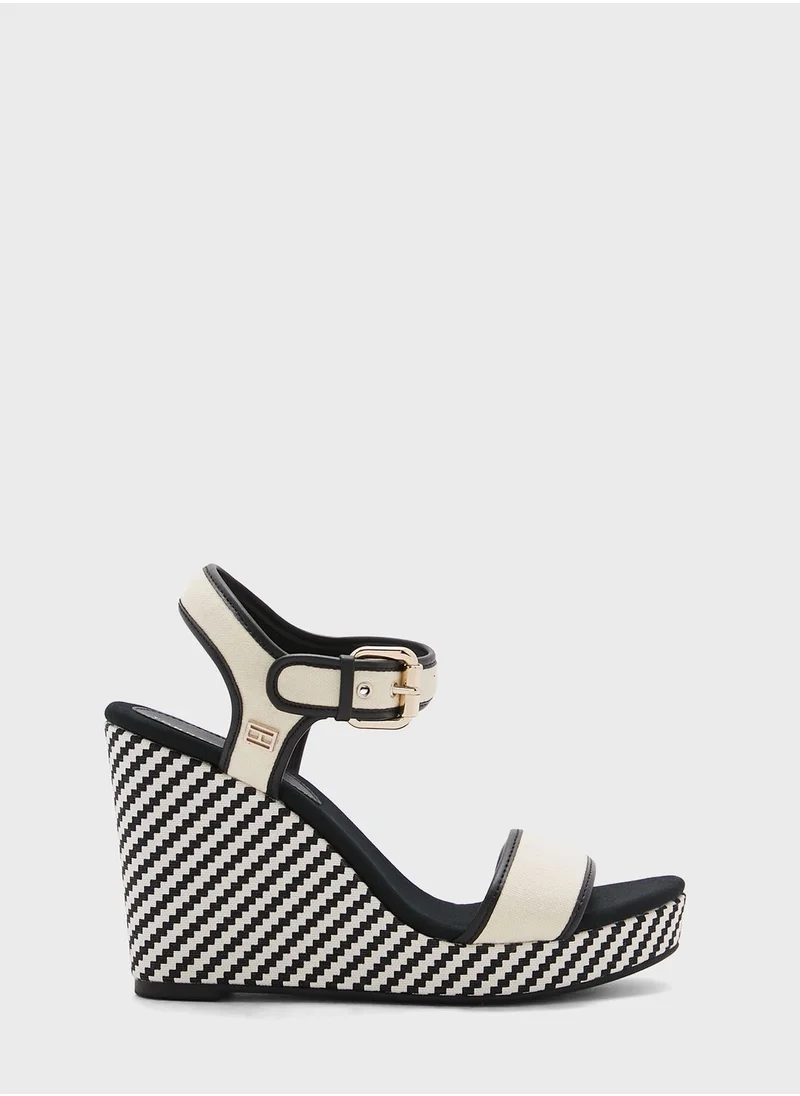 TOMMY HILFIGER Ankle Strap Wedge Sandals