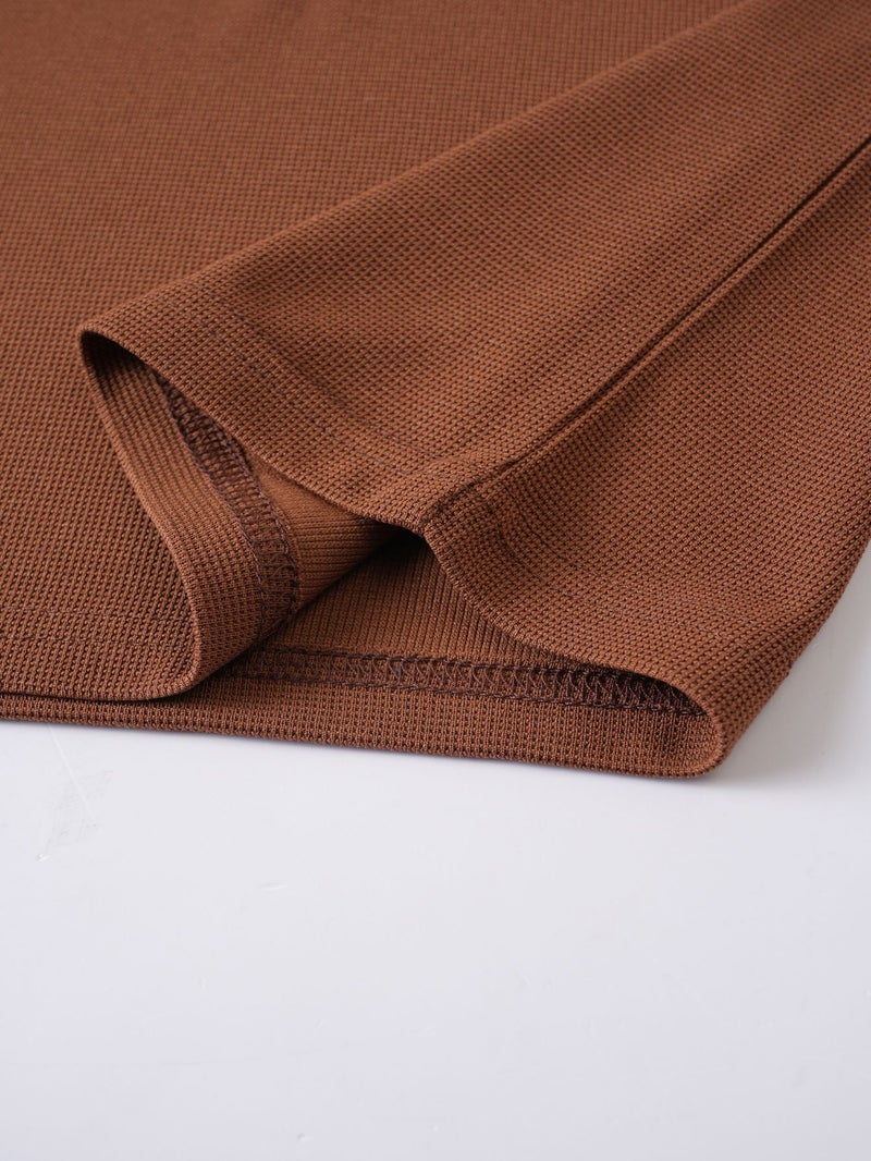 Men's Summer Two-Tone Short Sleeve Sport Casual Half-Zip Polo Shirt - Image 4
