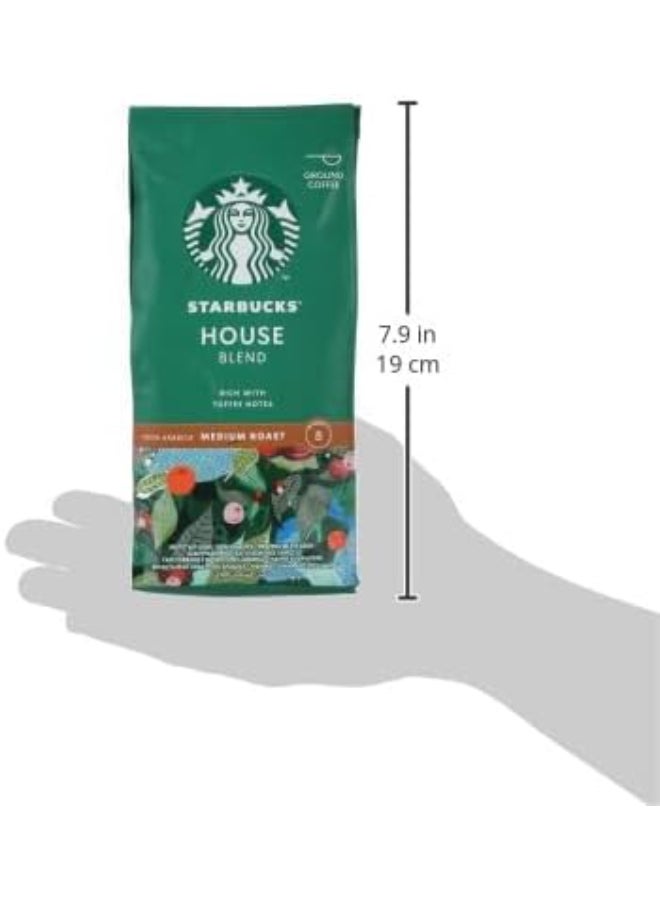 Buy Starbucks House Blend Medium Roast Ground Coffee Online | 15 ...