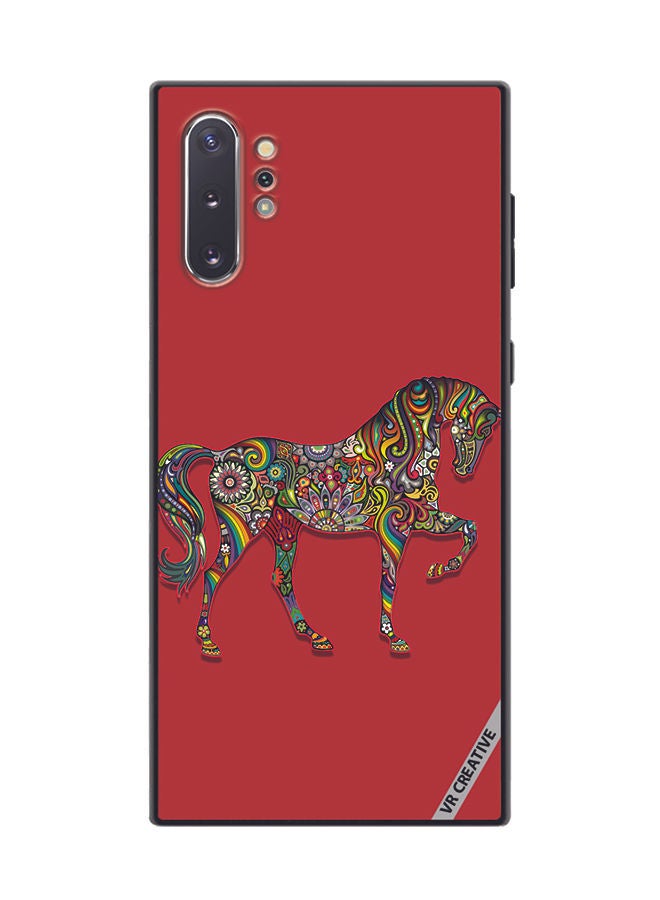 VR CREATIVE Protective Case Cover For Samsung Galaxy Note10 Plus 5G Horse Design Multicolour - Image 1