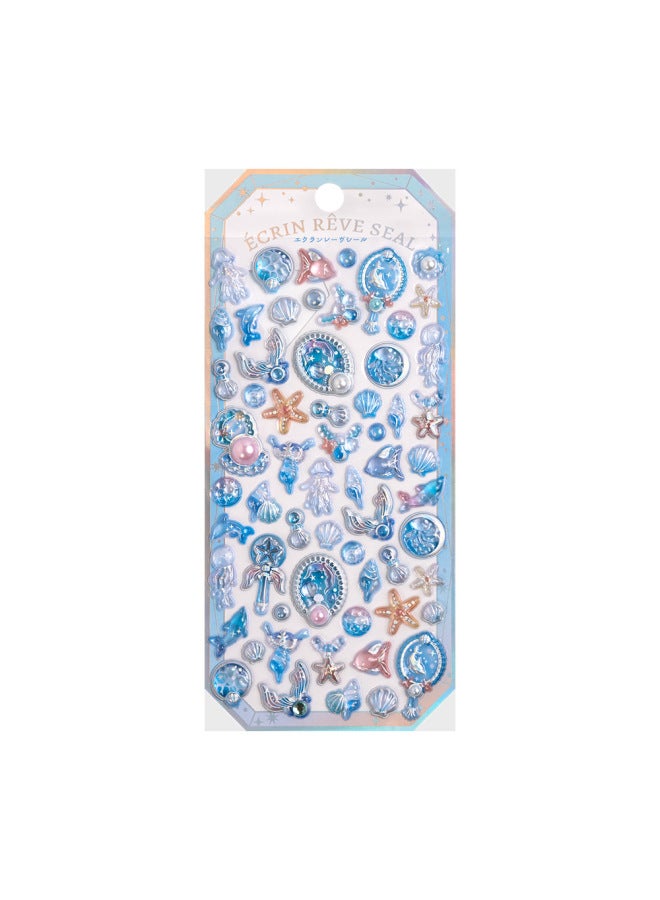 Flash Hot Shimmer Stickers 3d Relief Stickers Solid Children's Cartoon Animal Crystal Phone Case Decorations - Image 1