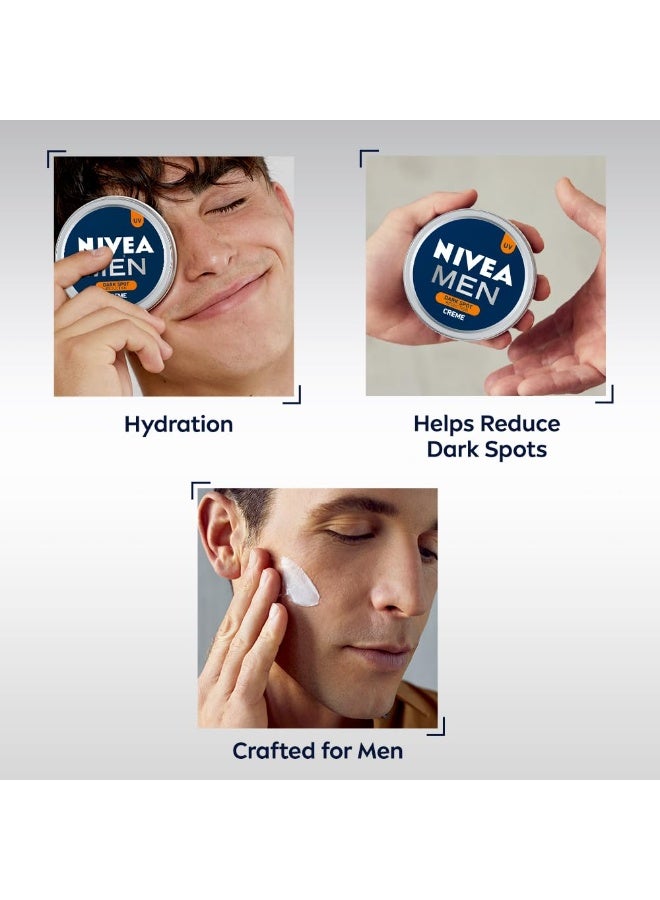 Nivea Men Creme, Dark Spot Reduction, Non Greasy Moisturizer, Cream With Uv Protect, 150 ml - Image 3