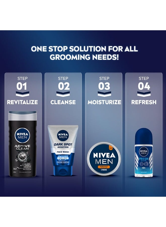 Nivea Men Creme, Dark Spot Reduction, Non Greasy Moisturizer, Cream With Uv Protect, 150 ml - Image 4