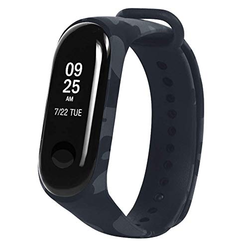VEROX Band Strap Compatible with Mi Band 3 Army Strap Grey Color Camouflage Strap | Mi Band 3 Camouflage Military Style Strap with Screen Protector Combo Accessories (Device Not Included) - Image 3