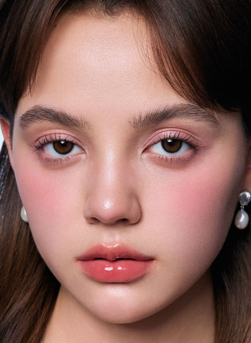 فلاور نوز أحمر خدود وهايلايتر ثنائي بفيتامين E من شِل جويل – لون 02 لونا بيرل - Image 2