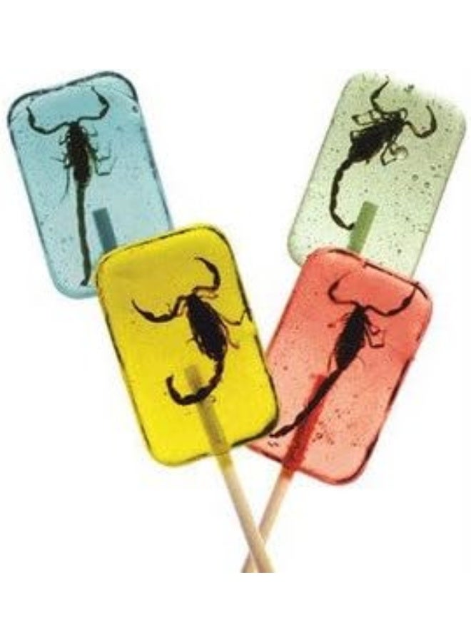 Hotlix Scorpion Lollipop - Fruity Flavors (4 Count)