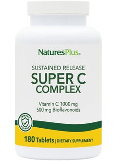Nature's Plus - Super C Complex Sustained Release 1000 Mg. 180 Tablets  - Image 1