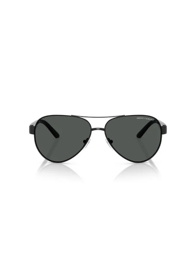 Armani Exchange Ax2034S Shiny Black Sunglasses