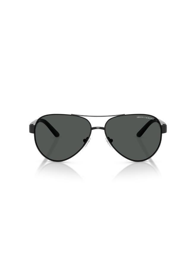 Armani Exchange Shiny Black Sunglasses - Image 1