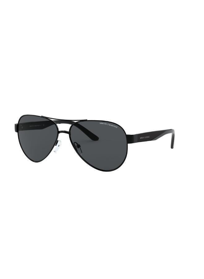 Armani Exchange Shiny Black Sunglasses - Image 4