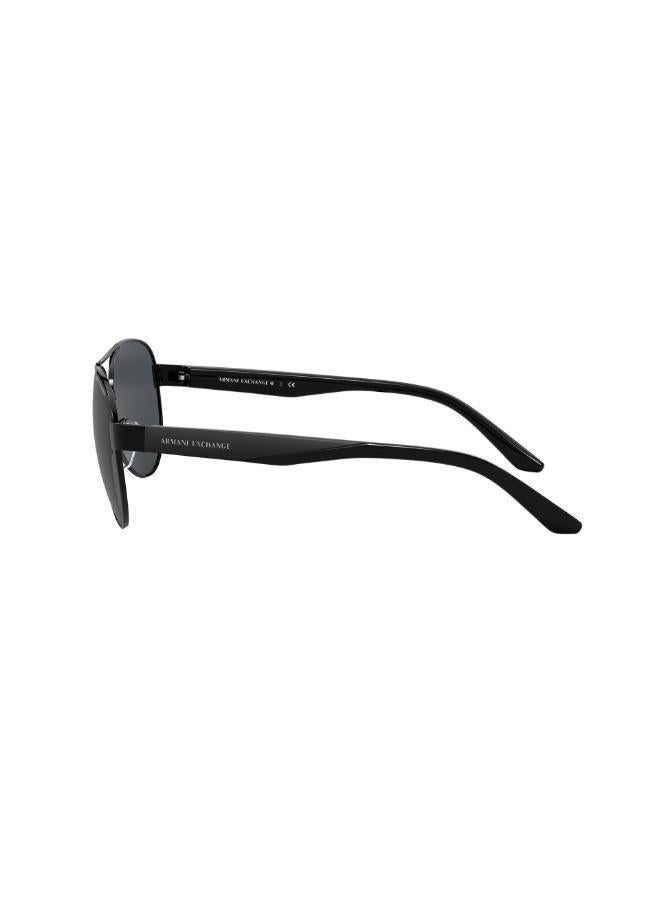 Armani Exchange Shiny Black Sunglasses - Image 5