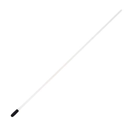 logyues 5pcs Oil Car Plastic ion Antenna Tube with Caps for RC Car 02057 White - Image 3