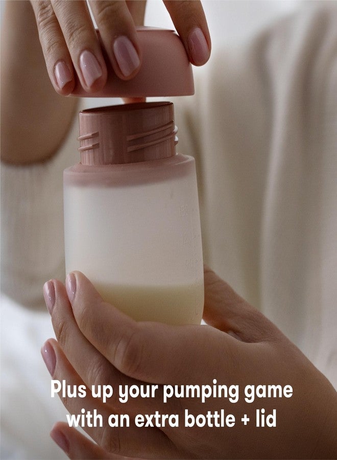 Frida Mom 2-in-1 Manual Breast Pump Silicone Bottle + Replacement Lid, Milk Collector for Breastfeeding, 5oz - Image 2