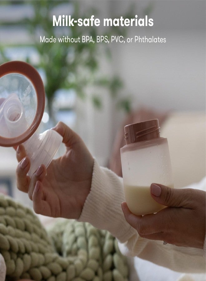 Frida Mom 2-in-1 Manual Breast Pump Silicone Bottle + Replacement Lid, Milk Collector for Breastfeeding, 5oz - Image 5