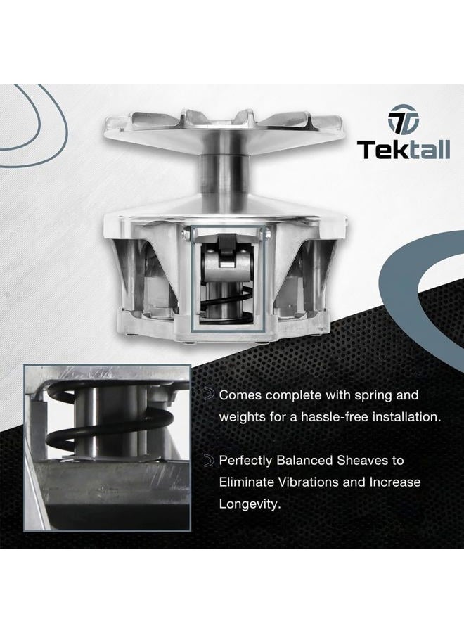 Tektall Primary Drive Clutch For 2014-2019 Polaris Ranger 570 2012-2019 RZR 570 1323255 - Image 2
