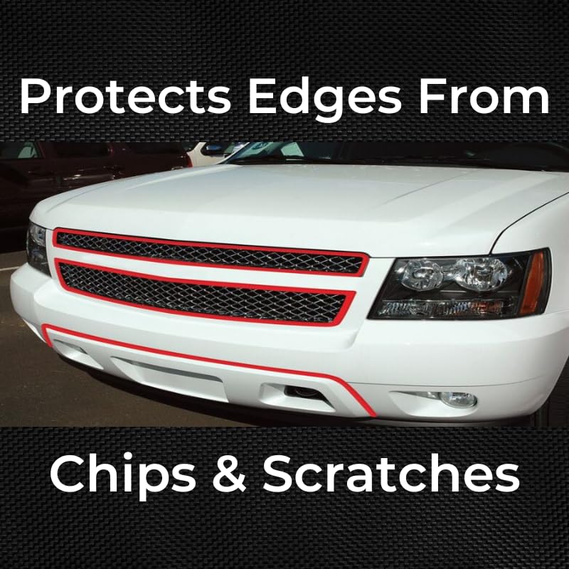 Cowles Cowles Custom - Red Color Molding Edge Trim Automotive Accessory for The Interior or Exterior of Cars, Trucks, SUVs, 20 Feet of Peel and Stick-On with 3M Tape Decorative Flexible PVC Molding  - Image 4