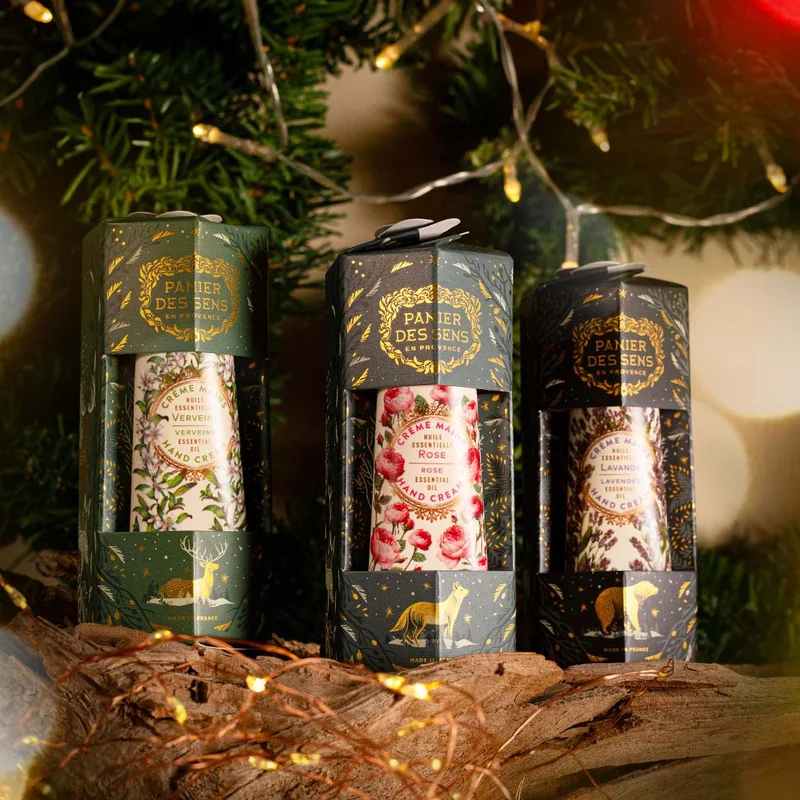 PANIER DES SENS Mini hand cream Christmas set - HAND CREAM VERBENA 30ML