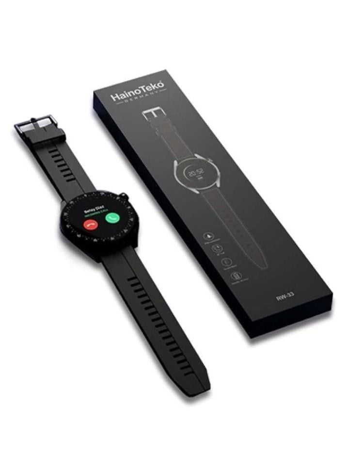 Haino Teko Smart Watch RW-33 AMOLED Screen Long Battery Standby Waterproof with 2 Straps  - Image 3