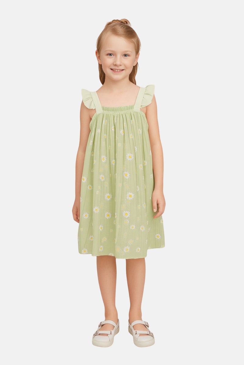 English Laundry Kids Girl Floral Print Party Dress, Multicolor - Image 1