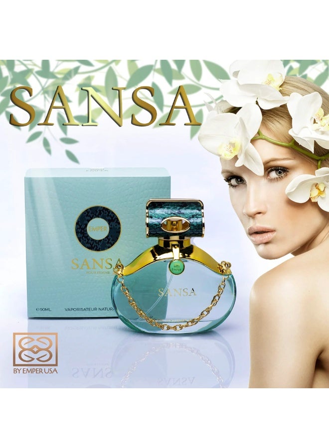 Emper Sansa Eau de Parfum Spray for Women 90 ml - Image 3