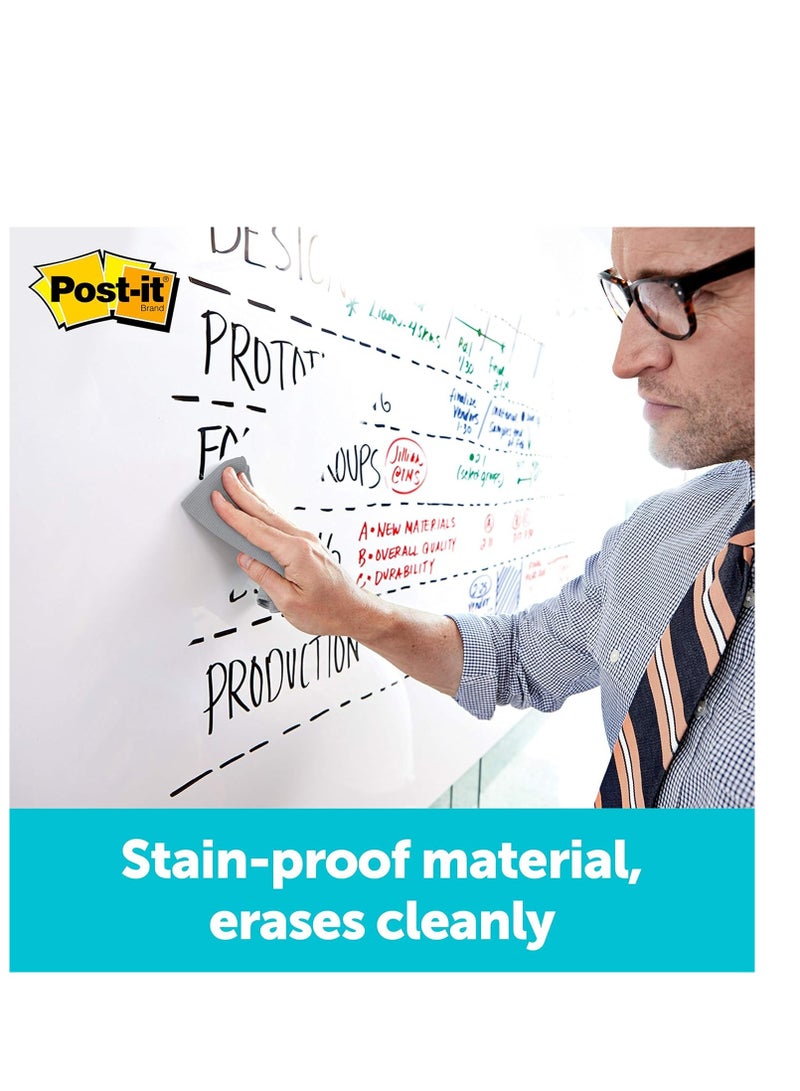 Post It سطح جاف قابل للمسح فائق اللصق بحجم 91x121 سم - Image 4