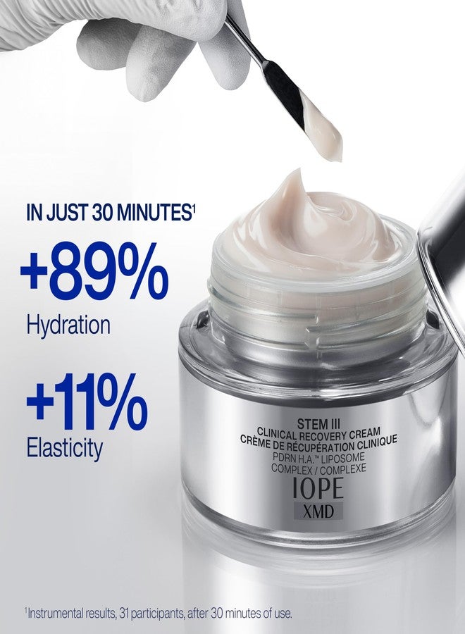 IOPE XMD Stem III Clinical Recovery Cream - Facial Moisturizer -Suitable Post Procedure - Reduces Redness, Smooths Texture, and Repairs Skin Barrier - With PDRN and Hyaluronic Acid - 1.69 fl. oz. - Image 4