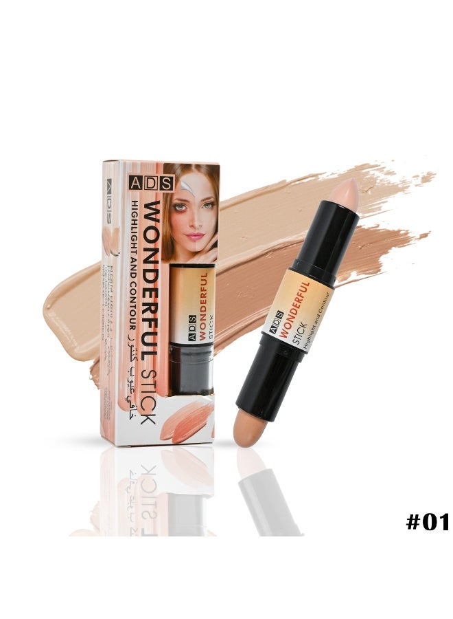 ADS Dual highlighter and contour pencil