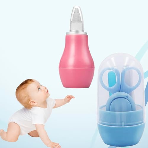 Safe-O-Kid BPA-Free Nasal Aspirator with Grooming Kit – Complete Baby Hygiene Set for Gentle Nose & Personal Care ( Assorted ) - Image 1