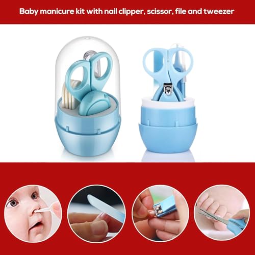 Safe-O-Kid BPA-Free Nasal Aspirator with Grooming Kit – Complete Baby Hygiene Set for Gentle Nose & Personal Care ( Assorted ) - Image 2