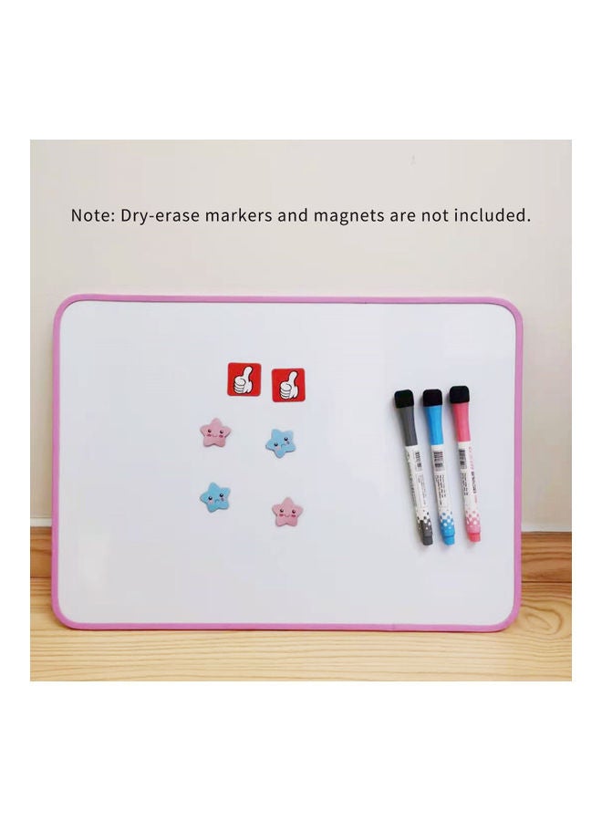 NIBEMINENT Portable Magnetic Double Sided Whiteboard Pink - Image 2