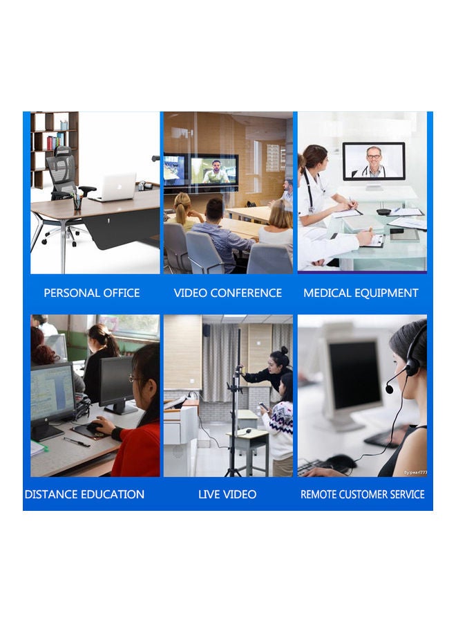 USB Conference microphone Black - Image 3