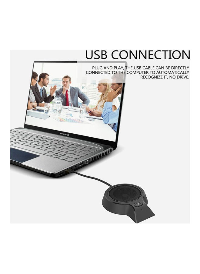 USB Conference microphone Black - Image 5