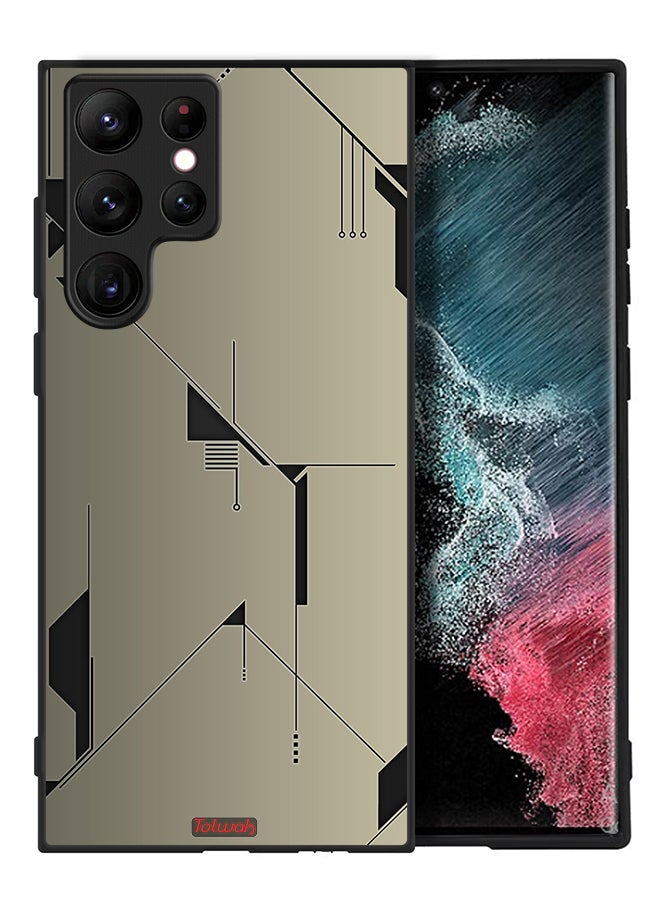 Tolwak Samsung Galaxy S22 Ultra 5G Protective Case Cover Minimalism Abstract Digital Art - Image 2